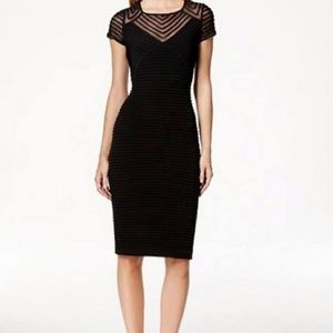 Calvin Klein Mesh Little Black Dress